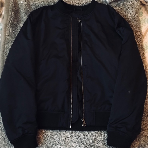 american eagle black jacket